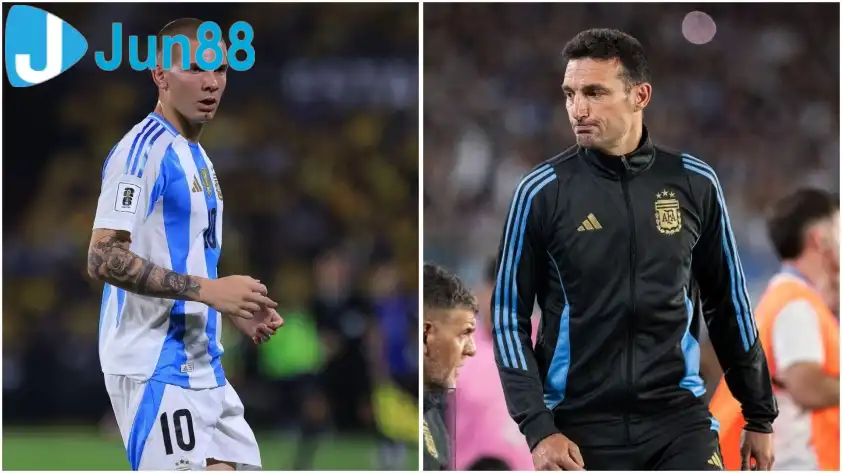 HLV Lionel Scaloni đánh giá cao màn thể hiện của Mastantouno trong ngày khoác áo số 10 HLV Lionel Scaloni đánh giá cao màn thể hiện của Mastantouno trong ngày khoác áo số 10